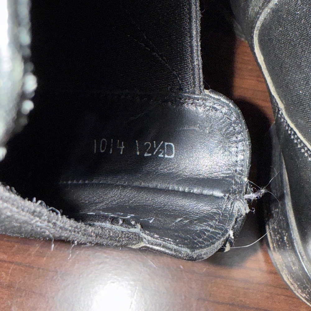 Tecovas Mens Black Ankle Boots Size 12.5 - Picture 9 of 9